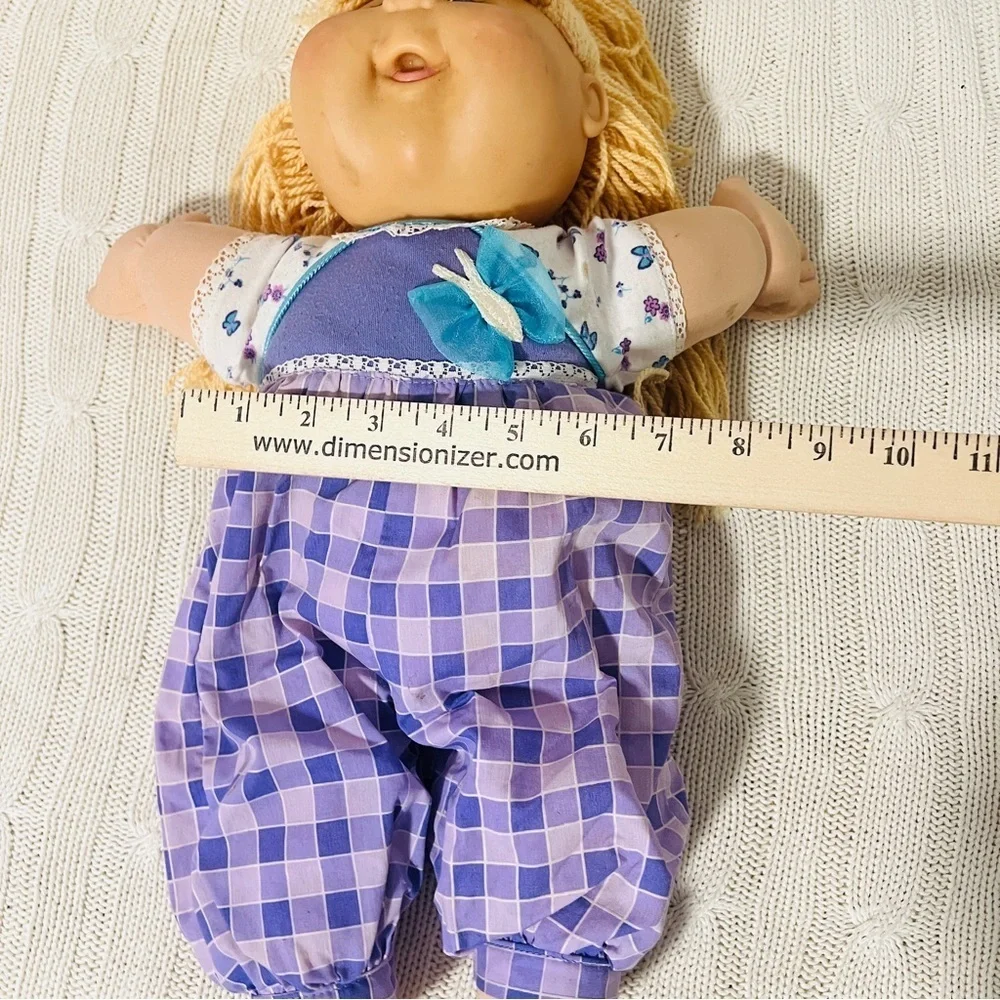 Vintage Cabbage Patch Kids Signed Xavier Play Along Roberts Blonde Hair Doll